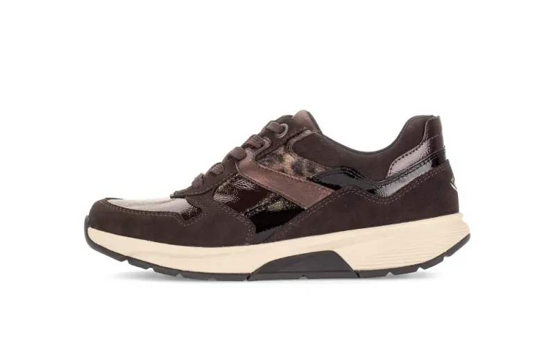 Gabor Rollingsoft Sneakers Donkerbruin