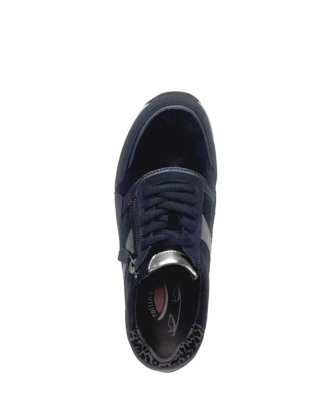 Gabor Rollingsoft Sneakers Nachtblauw