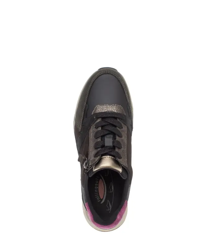 Gabor Rollingsoft Sneakers Zwart
