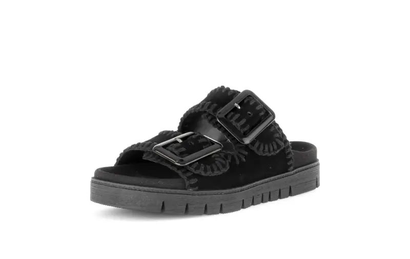 Gabor Slippers Zwart