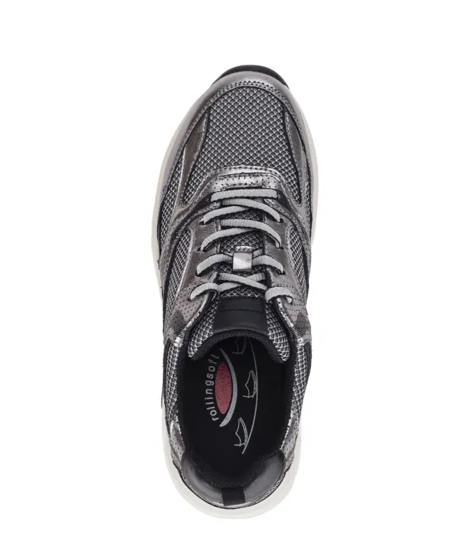 Gabor Rollingsoft Sneakers Zilver