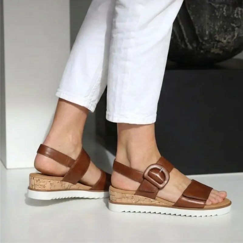 Gabor Sandalen Cognac