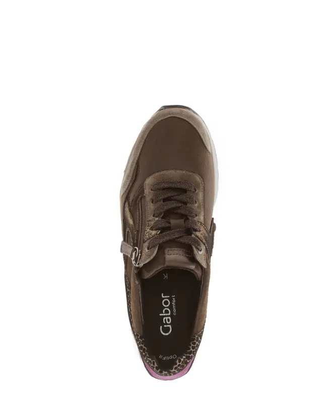 Gabor Sneakers Donkerbruin