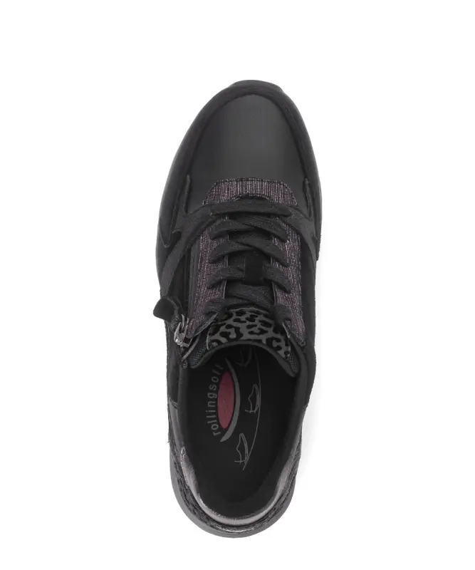 Gabor Rollingsoft Sneakers Zwart