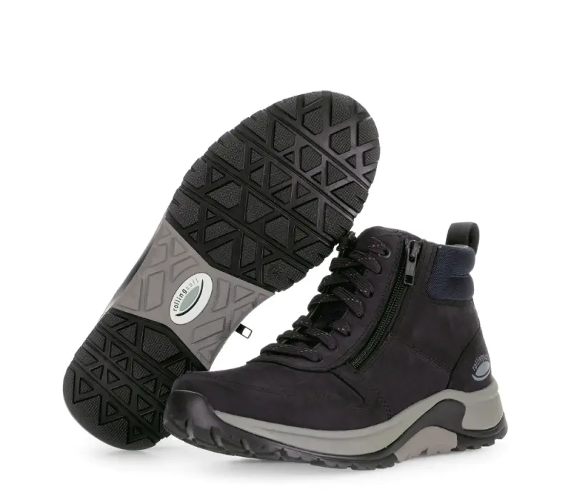 Pius Gabor Rollingsoft Veterschoenen Nachtblauw