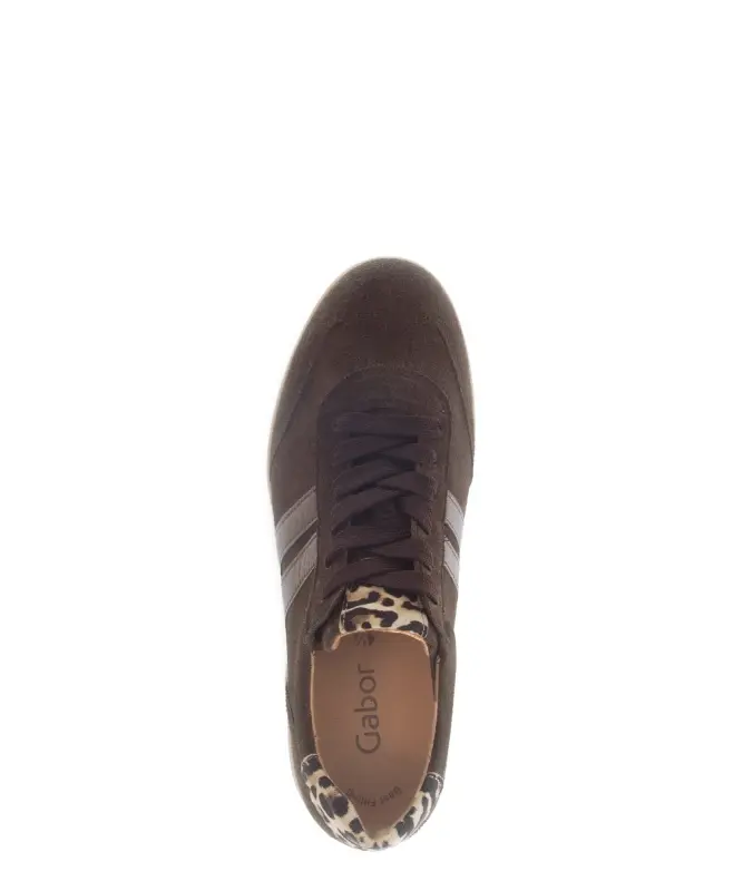 Gabor Sneakers Donkerbruin