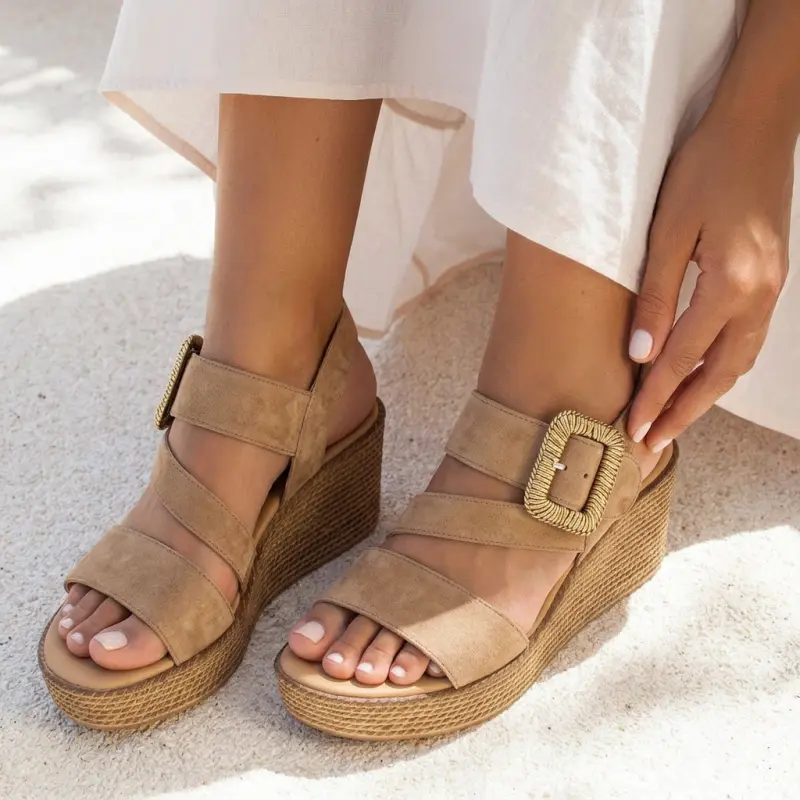 Gabor Sandalen Taupe