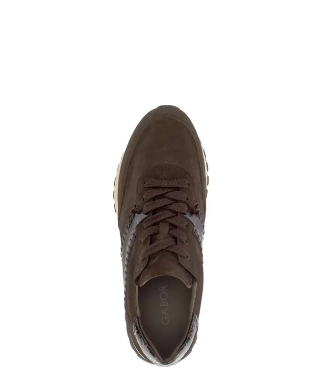 Gabor Sneakers Donkerbruin