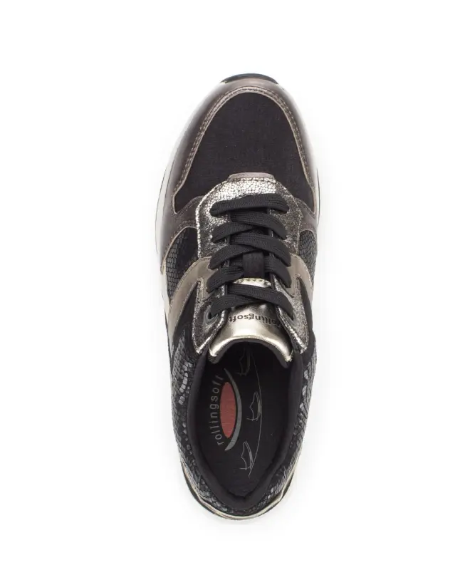 Gabor Rollingsoft Sneakers Zwart