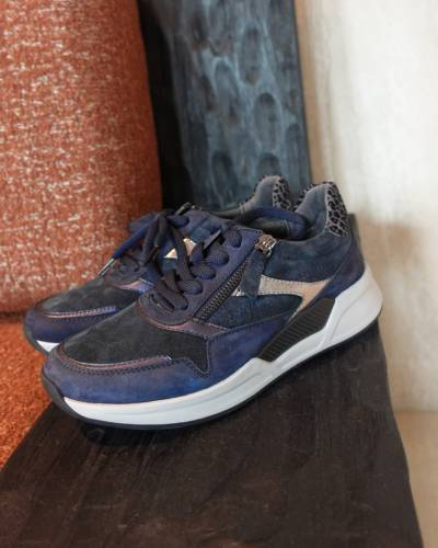 Gabor Rollingsoft Sneakers Nachtblauw